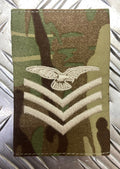 Flt Sgt SLIDER MTP RAF Royal Air Force Multi-Cam Style Tab Slide With 3 Chevrons New