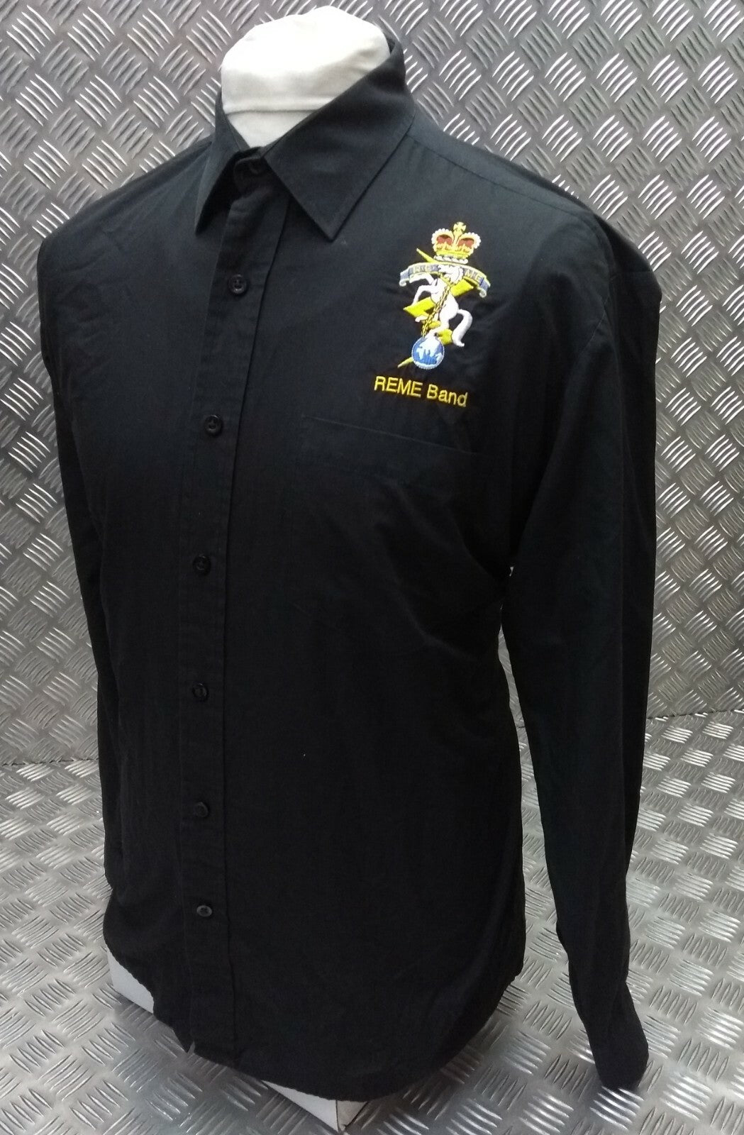 British Army REME Band Royal Electrical and Mechanical Engineers Black Shirt