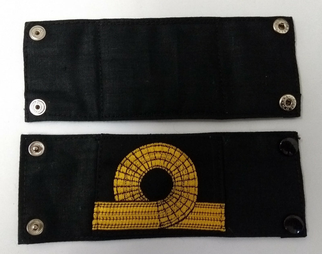 Genuine British Issue Royal Navy Sub Lieutenant Woven Rank Sliders RN