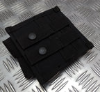 Double Mag Holder Molle Compatible Stealth Black Spec Security Detail