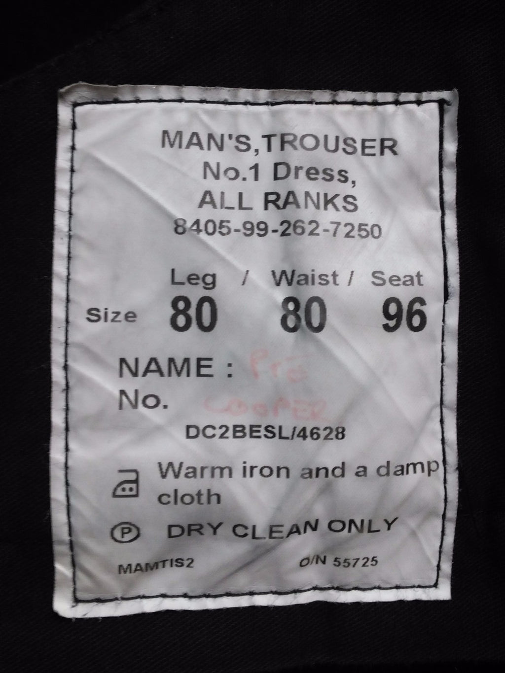 RLC No1 All Ranks Dress Trousers Double Red Stripe Genuine British Army Uniform