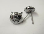 Genuine Nigerian Security Forces Unity NP Insignia X2 Silver Buttons 13mm V1658