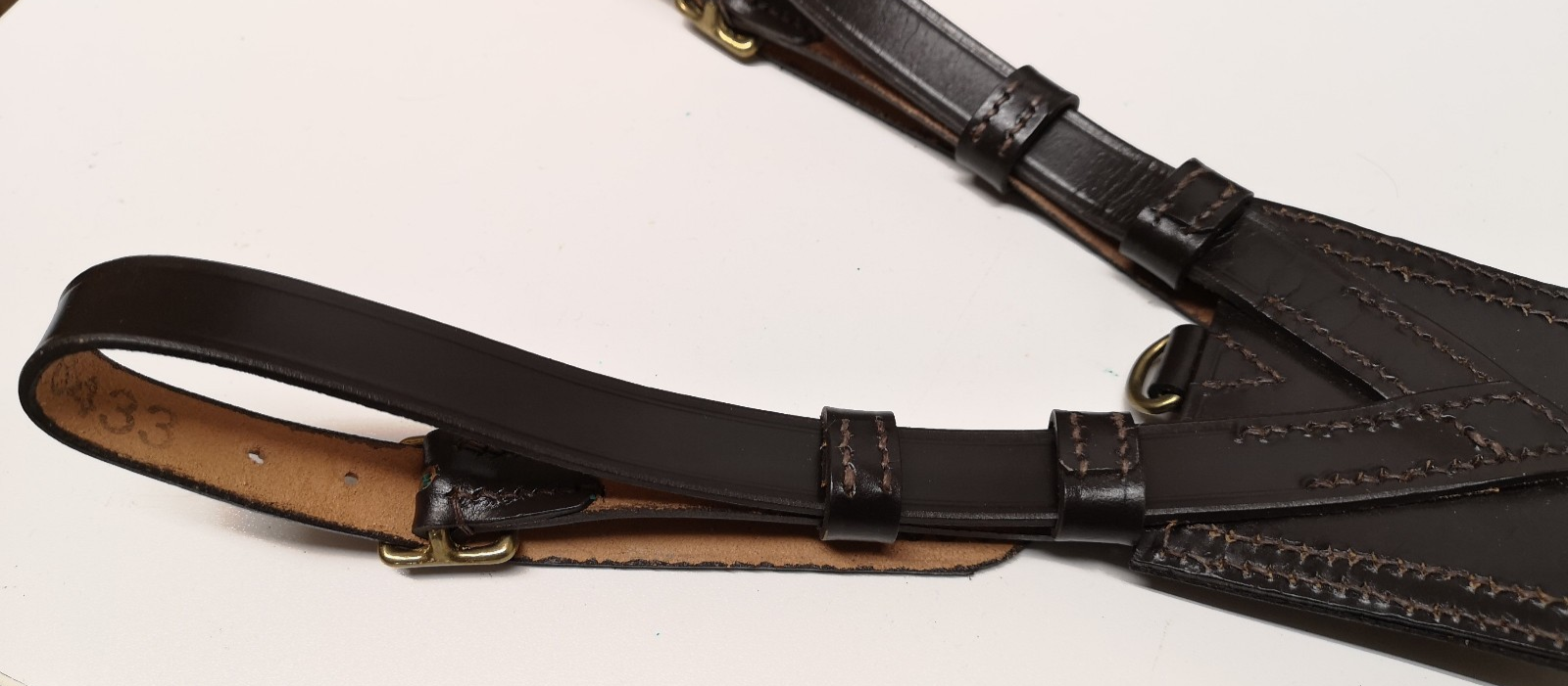Frog Sam Browne With Brass Fittings British Issue