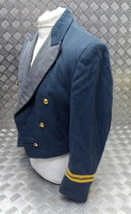 Vintage Mess Dress Jacket By Moss Bros A/F Blue Grey Colour 108cm Faulty