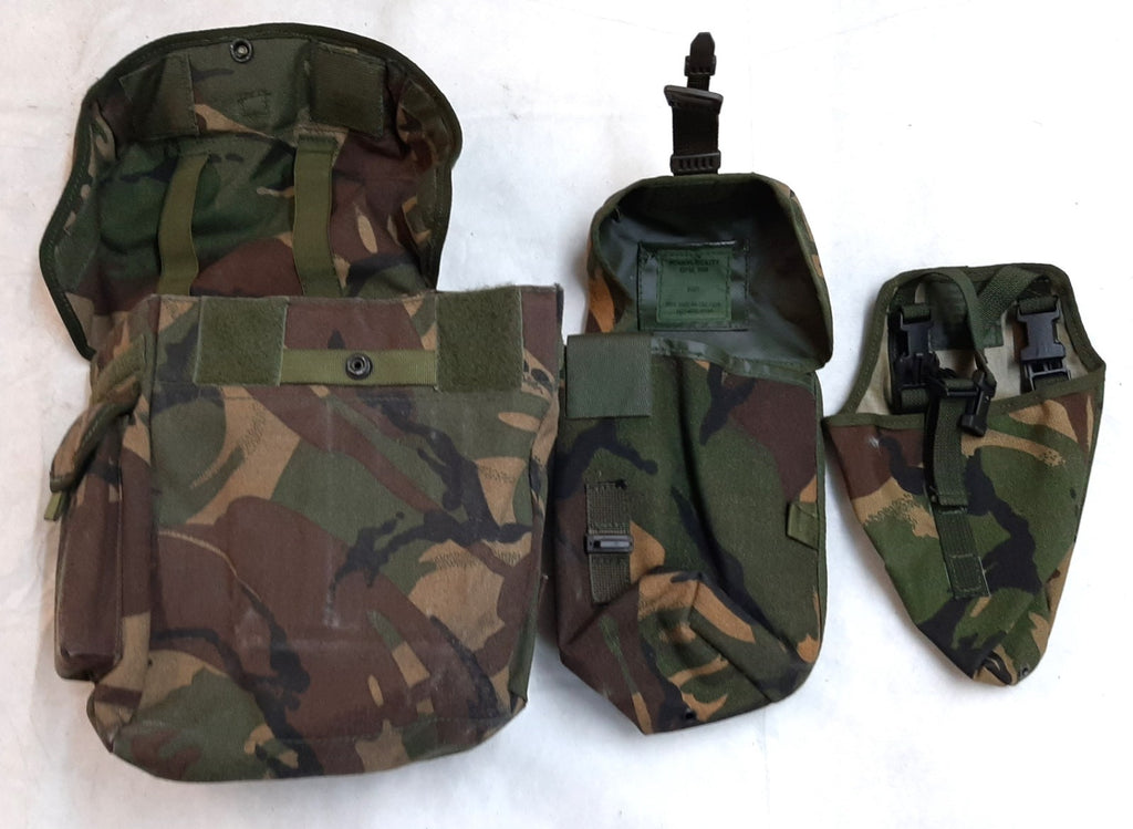 DPM Respirator Case British Army Soldier 95 / 2000 Camo Webbing Bag and Pouches