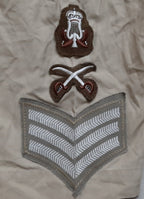 British Army No2 Shirt FAD FAWN Short Sleeves With Patches / Badges Present Assorted Sizes