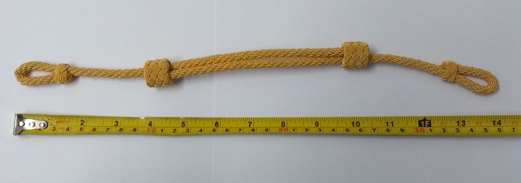 Hat Cord Gold Twisted Issue Officer's Dress Cap Adjustable Made in UK