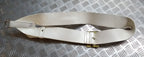 White Sling Drum Strap PVC British & Cavalry Type Bandsmen Cross Belt