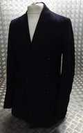 Vintage Blazer Double Breasted Jacket Retro Army Style or Casual Wear No Buttons