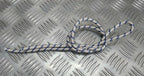 Genuine British Made Ceremonial & Parade Silver Blue Fleck Cord 1M RC11