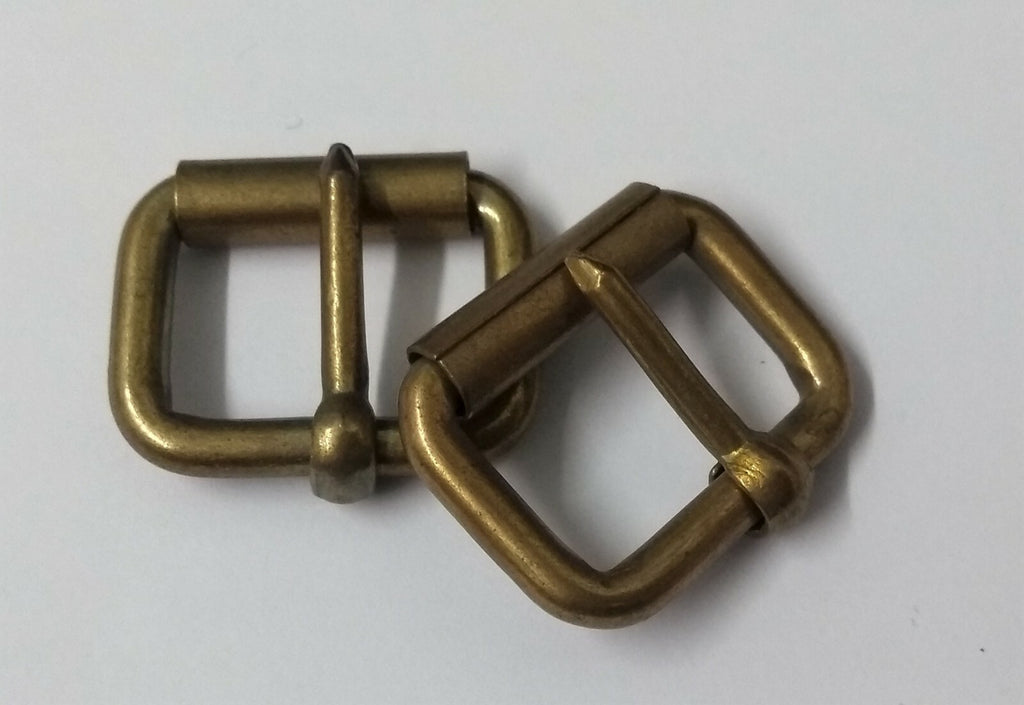 Mil-Spec Horse Guards & H Cav Brass 3/4" Bridle Buckles 1 Pair STD25