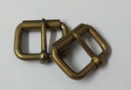 Mil-Spec Horse Guards & H Cav Brass 3/4" Bridle Buckles 1 Pair STD25