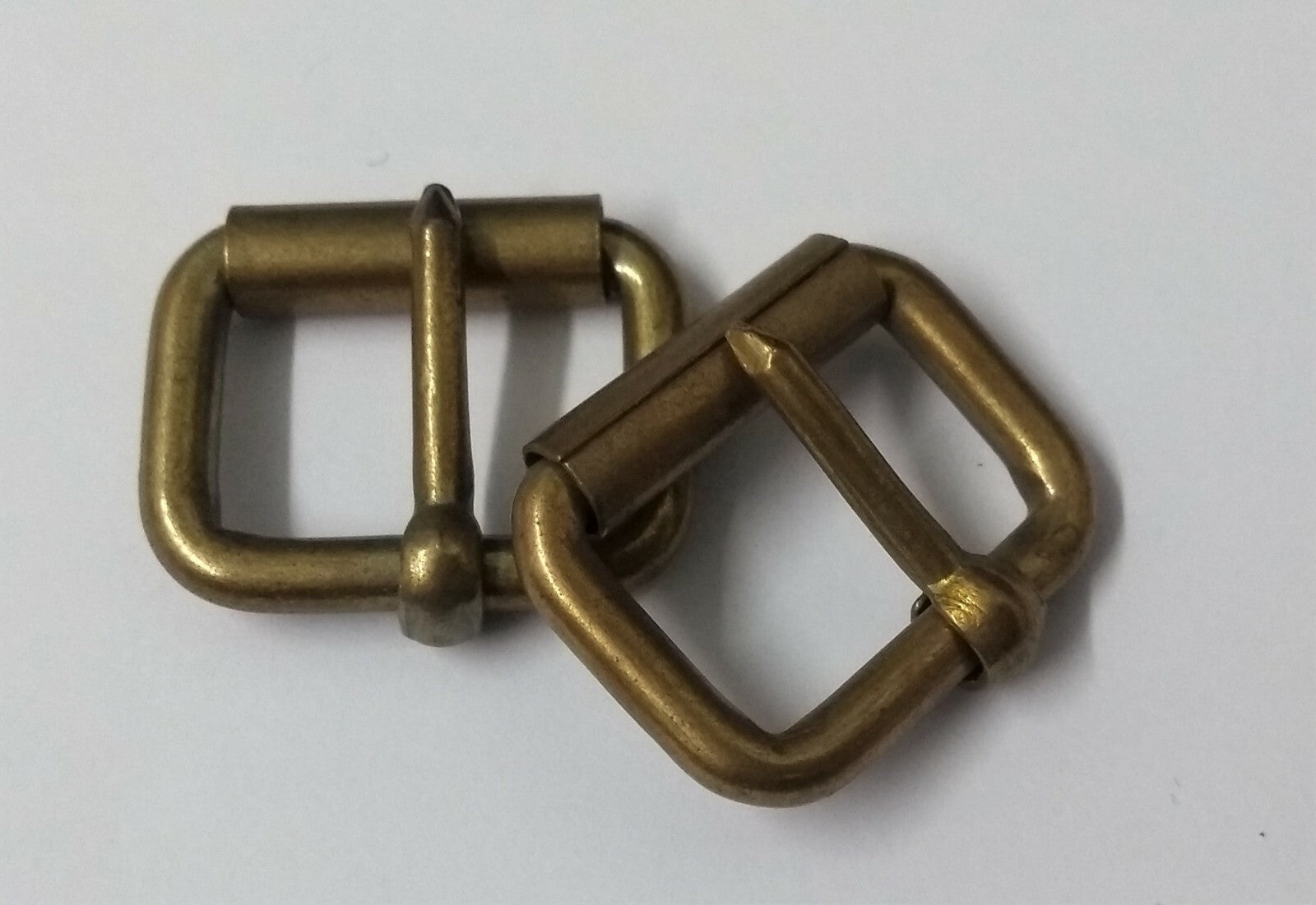 Mil-Spec Horse Guards & H Cav Brass 3/4" Bridle Buckles 1 Pair STD25