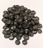 Vintage Style Mixed Size Green Grey Colour Buttons 230g