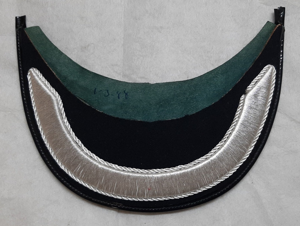 Group Manager Peak British Silver Bar Visor for Dress Hat / Cap