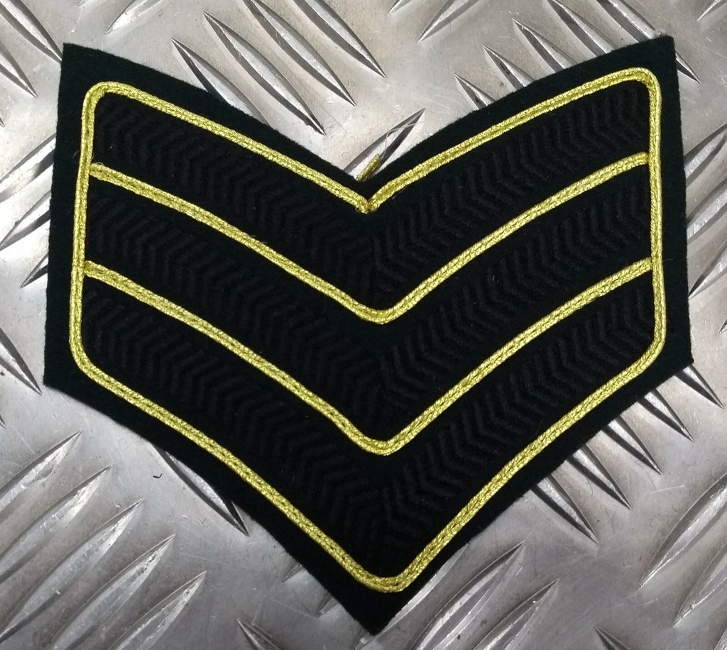 Genuine British Army Issue Royal Green Jackets & Rifles Rank Chevrons Assorted