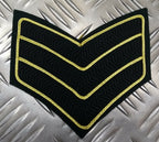 Genuine British Army Issue Royal Green Jackets & Rifles Rank Chevrons Assorted