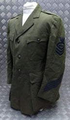 Vintage USN Jacket Wool Serge United States Navy Naval Uniform Tunic No Belt