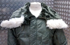 N2B US Military Snorkel Flight Bomber Jacket GREEN - NEW