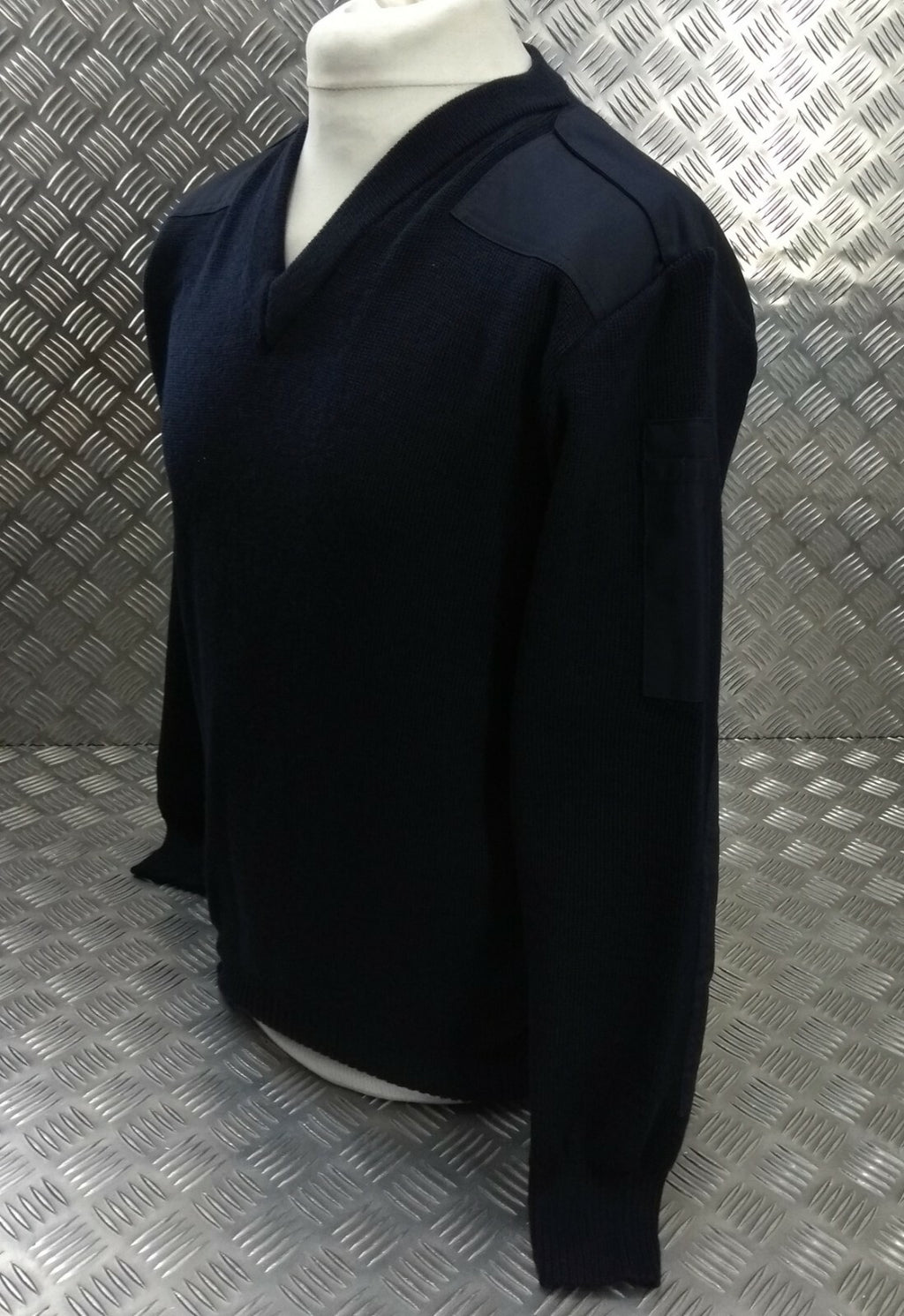 Genuine British Forces Specification Navy V Neck Uniform Pullover XX Large