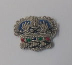 British Rank Crown Wire Braided Small Officers Issue Sew on Patch