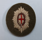 Guards Garter Star Vintage British Army Khaki / Green No2 Insignia Patch