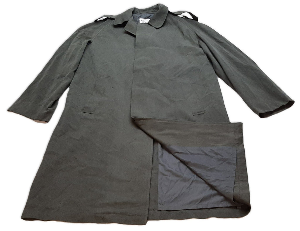 Vintage RM Raincoat British Naval Single Breasted Mans Uniform Rain Coat