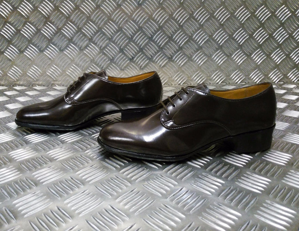 Genuine British Issue Womens Brown Leather Service Gibson Shoe- NEW