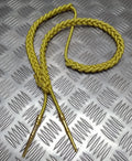 Army Ceremonial Aiguillette / Officers Lanyard Metallic Gold Tip Ends Present