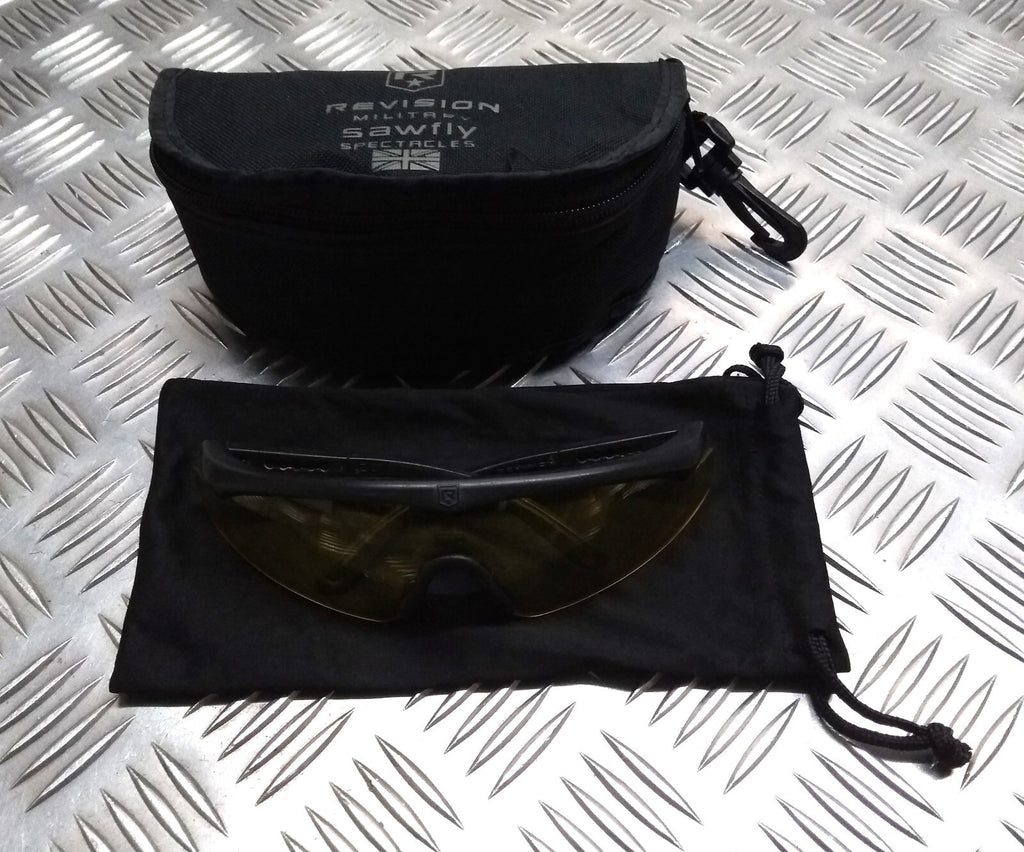 Army Ballistic Glasses Revision Version 2 Hi Contrast Yellow Lens & Soft Case