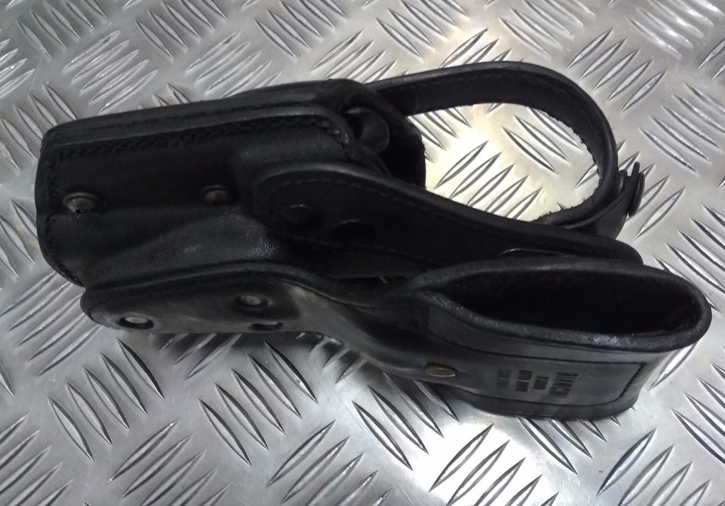 Bianchi Leather Holster Black Auto Draw #3000 S & W Left Hand Draw