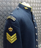 RAF Royal Air Force No9 Jacket Airforce Blue Grey Colour Bandsman Tunic Stand up Collar
