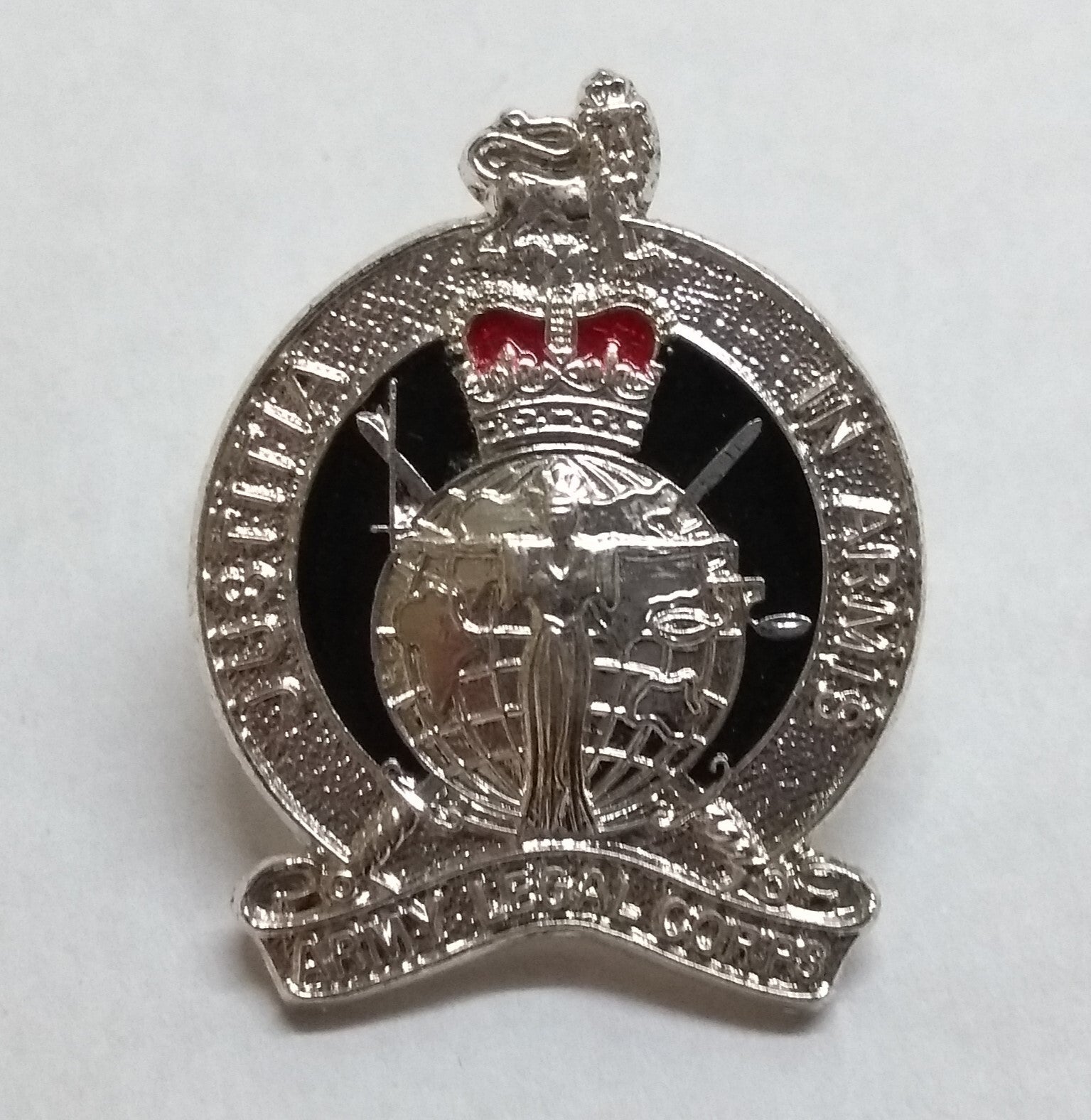 ALS Collar Badges Officer Regimental Insignia British Army Dress Legal Corps