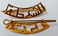 Abu Dhabi UAE United Arab Emirates Genuine Issue Shoulder Badges 1 Pair UK Made