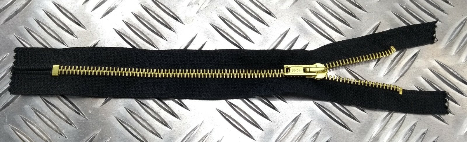Genuine British Issue 22cm Closed End Metal Zip Zipper Black