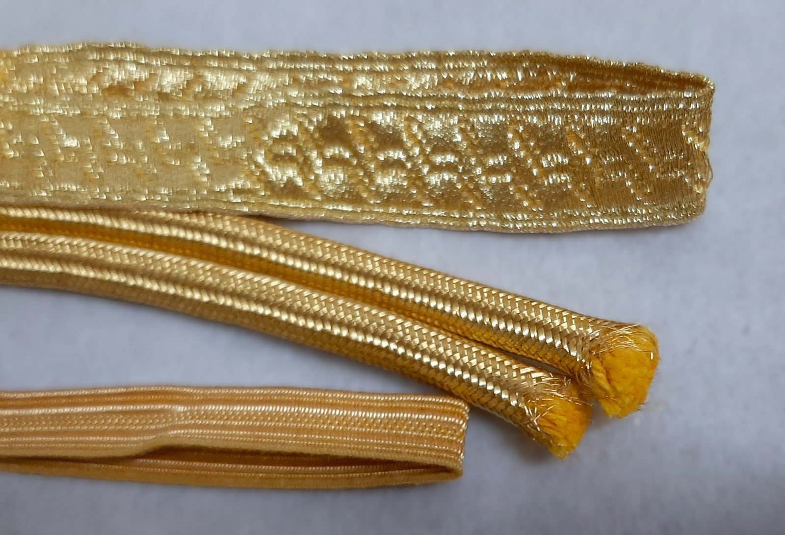 Gold Ribbon and Cord Job Lot of British Made Ceremonial and Parade Items 1 lot