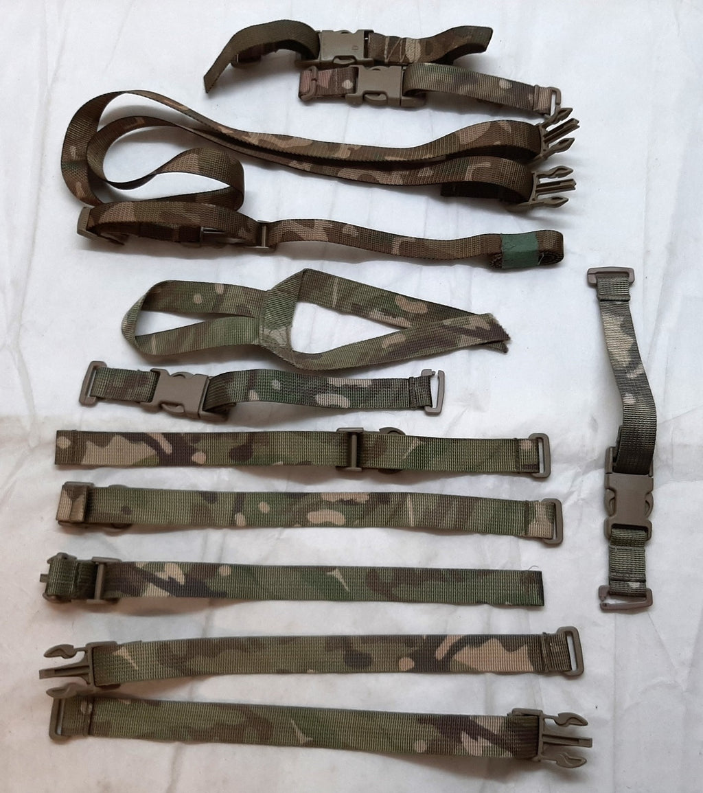 MTP Webbing Straps Job Lot of 12 Assorted Items For Collectors Spares or Repairs