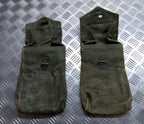 M39 Belt & Utility Pouches WW2 Pattern Heavy Canvas Vintage Army Webbing ASST
