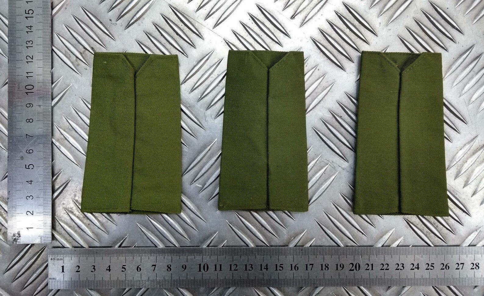 RMP Green Slides Rank Shoulder / Epaulette Sliders Old Pattern