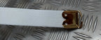 Shoulder Sling Kit Courlene Material British Made White SLR etc No Rivets NEW
