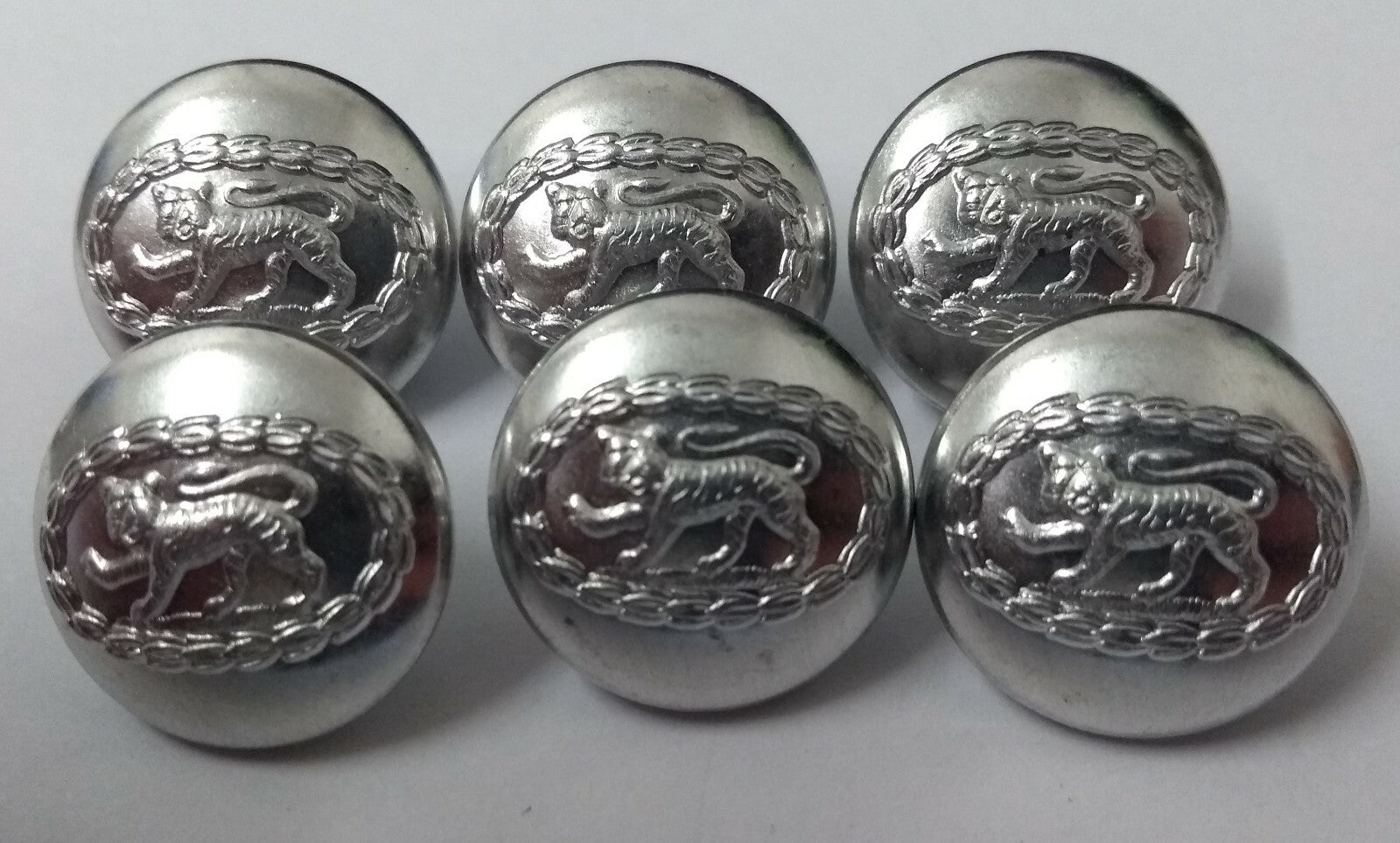 Genuine British Army Issue No1 / No2 Dress Royal Anglian Reg Silver Buttons 30L