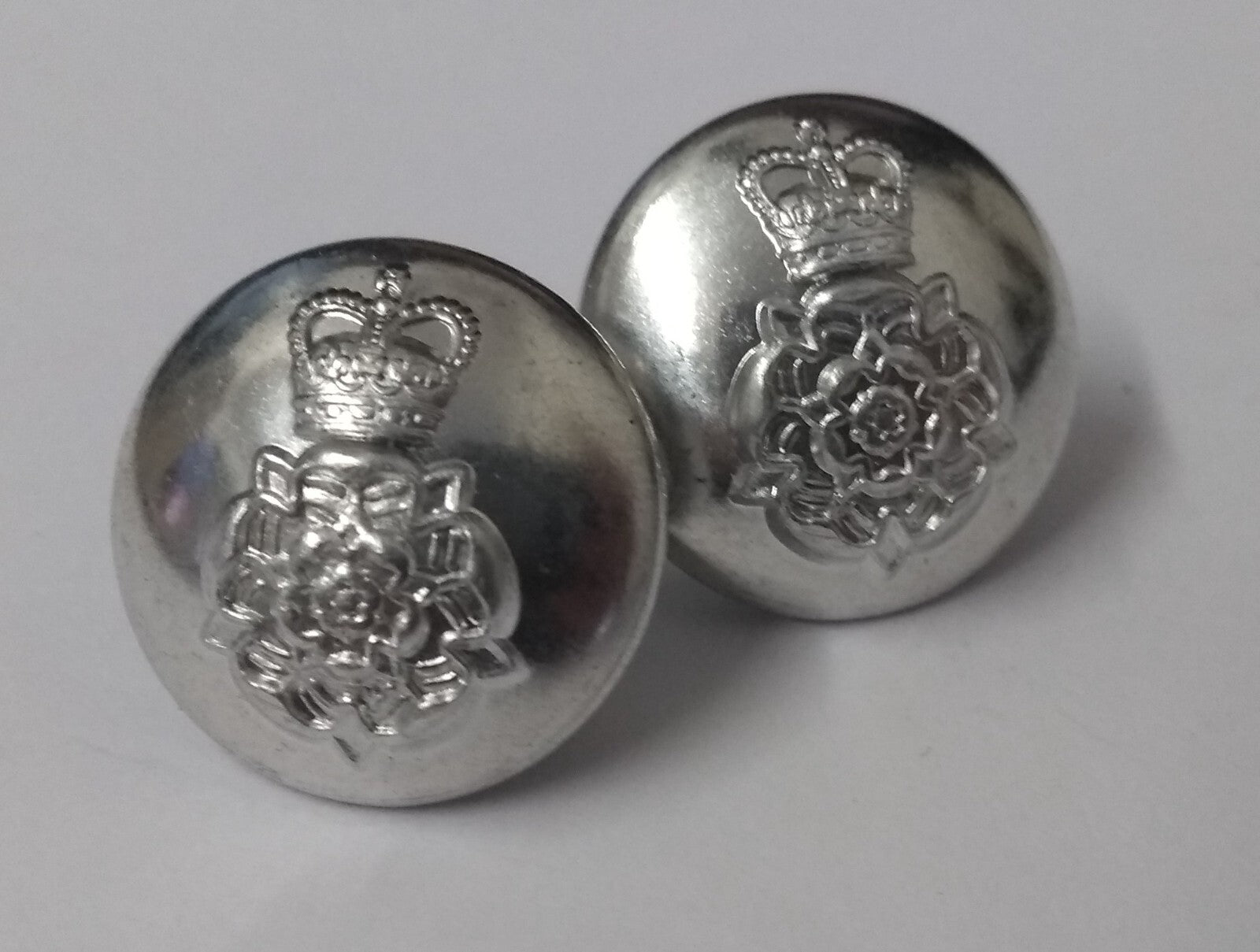 Intelligence Corps Buttons Service Dress Silver Subdued No1 / No2 Issue - NEW
