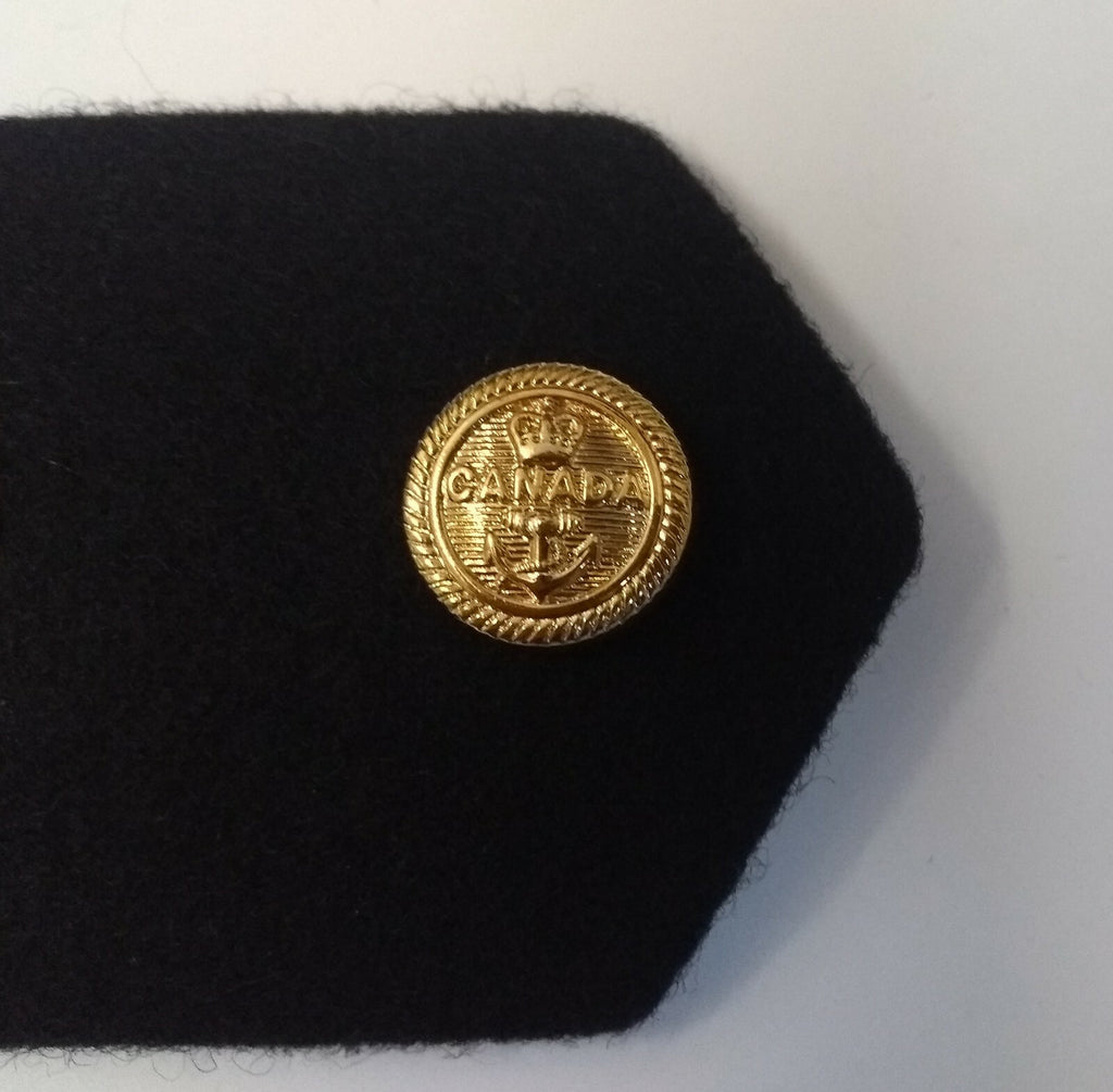 Genuine Canadian Naval Female Gold Wire Rank Shoulder Boards Epaulettes LFS11