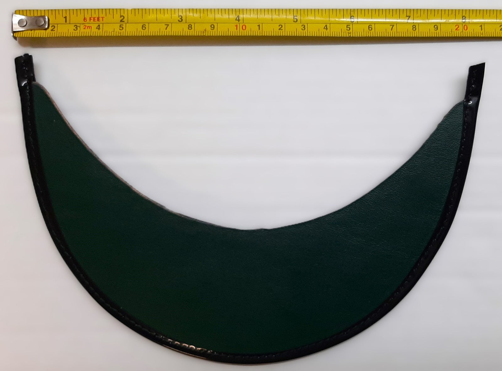 Passing Out Peak British Black Bar Visor for Dress Hat / Cap NEW