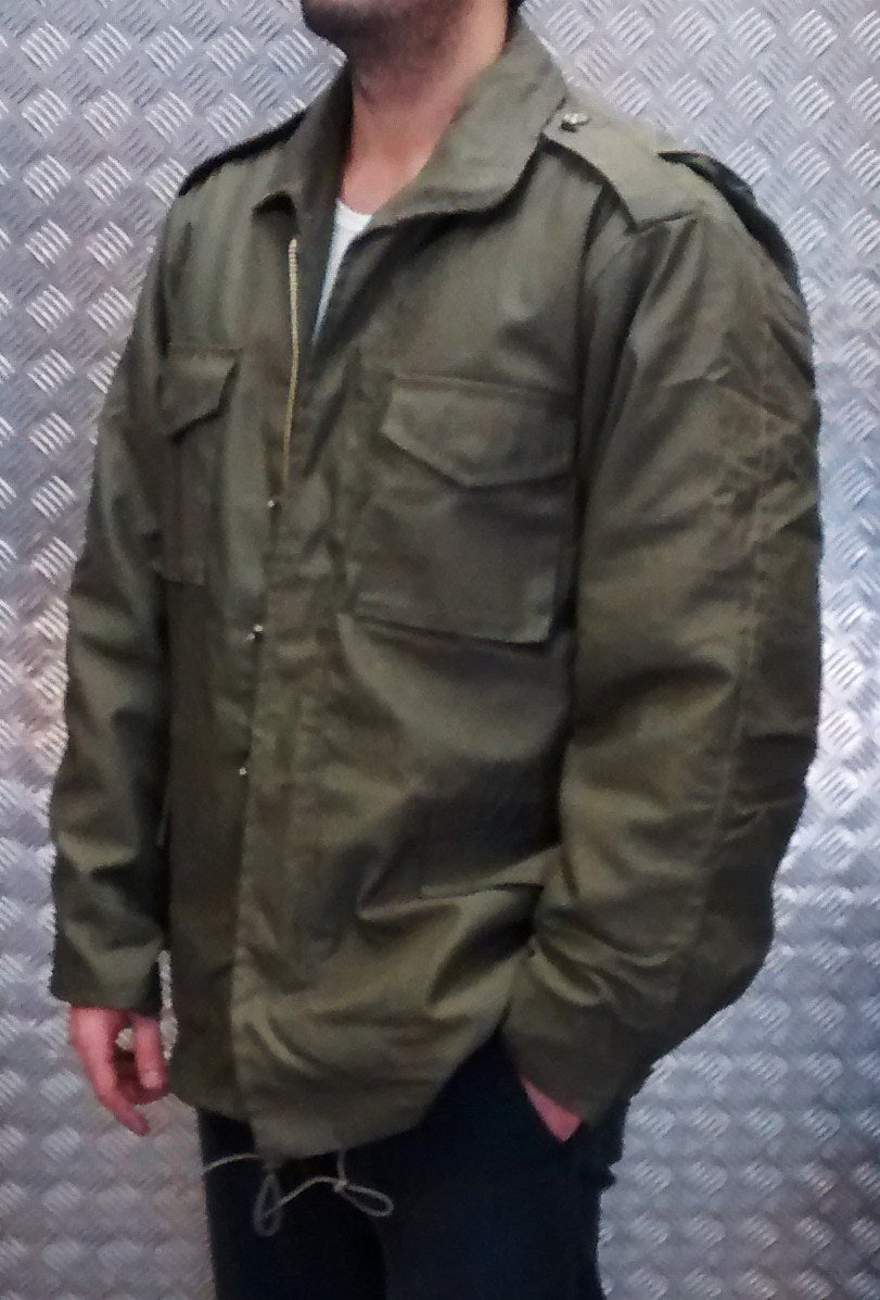 US Military Style M65 Lined Combat Jacket Green NEW