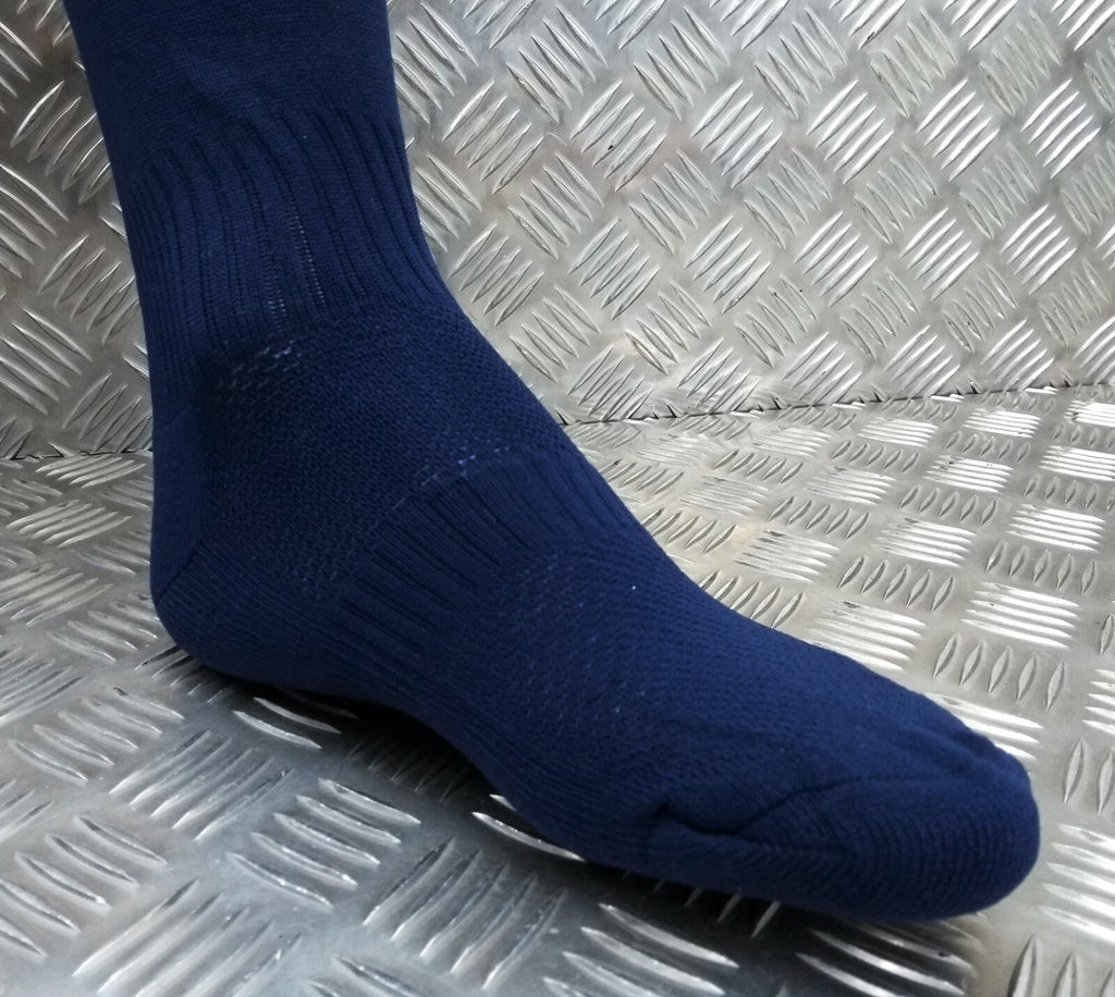 Genuine British PTI Issue Training Performance Sports Socks Blue Large