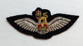 Mess Kit Badge AAC Officer's Wings British Army Hand Embroidered Arm Patch