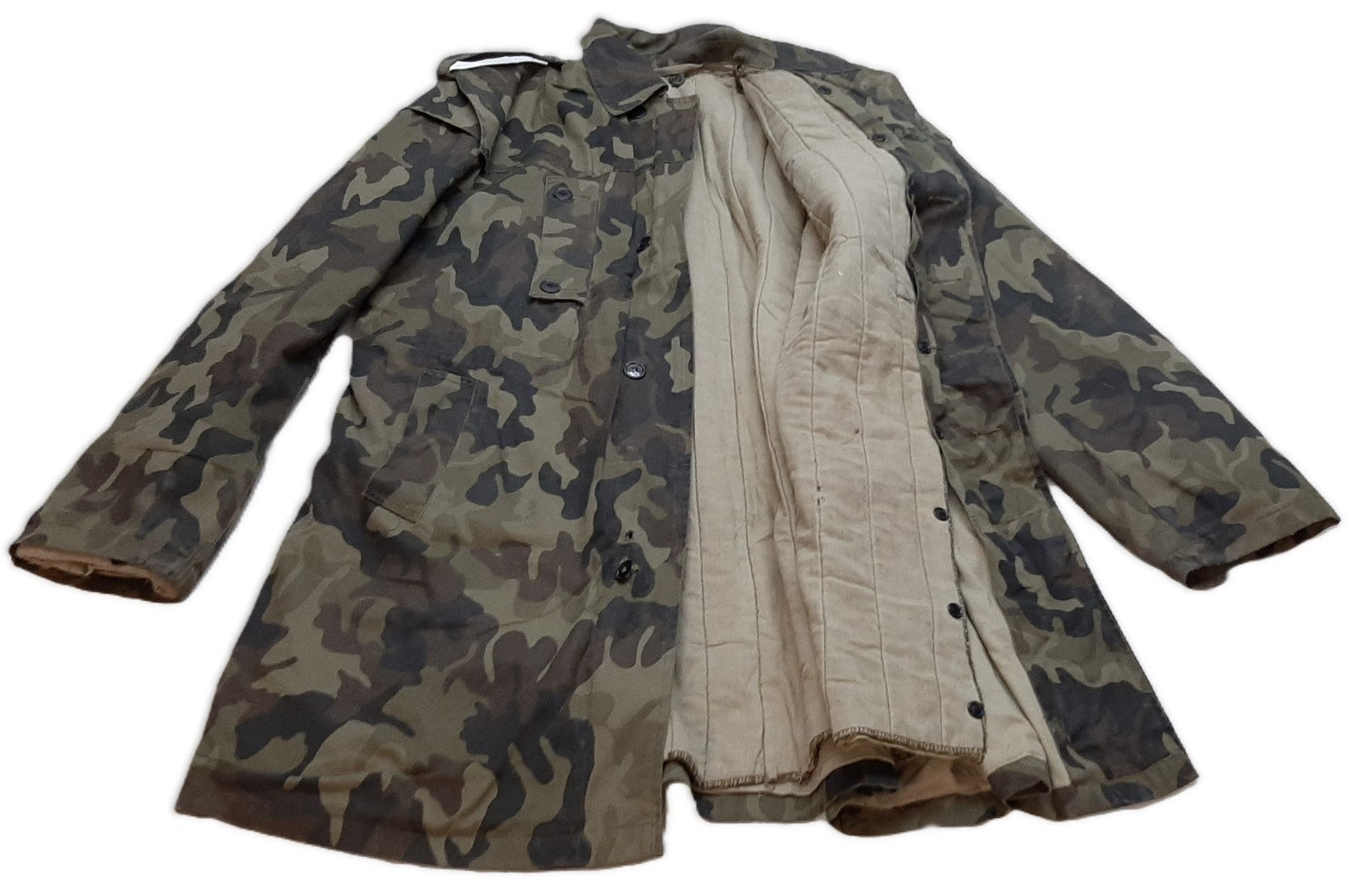 Army Camo Parka Leaf Pattern Camouflage Distressed Faulty Condition Assorted