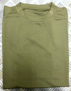 British Mesh T-Shirt Anti Static Self Wicking Army Green / Olive - Used