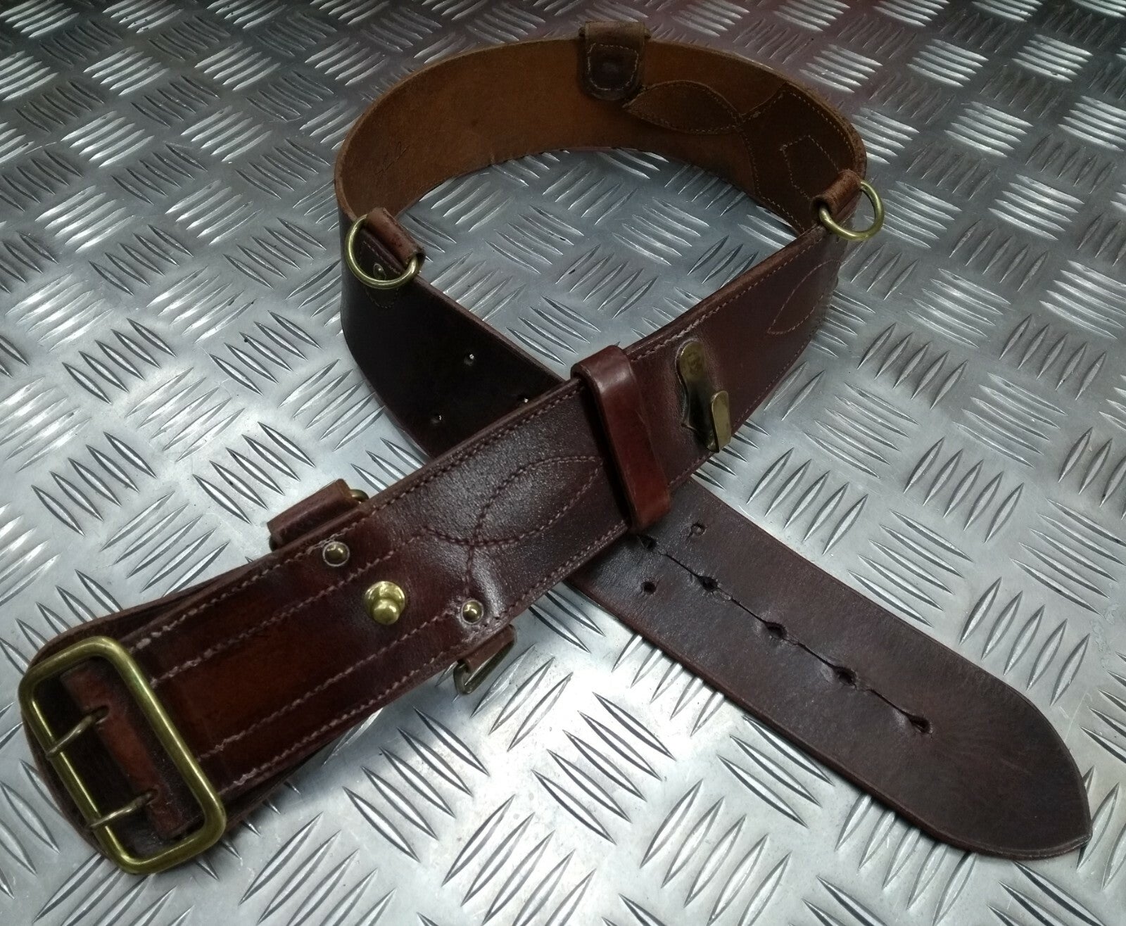 British Sam Browne Dress Belt Without Crossover Strap FXB